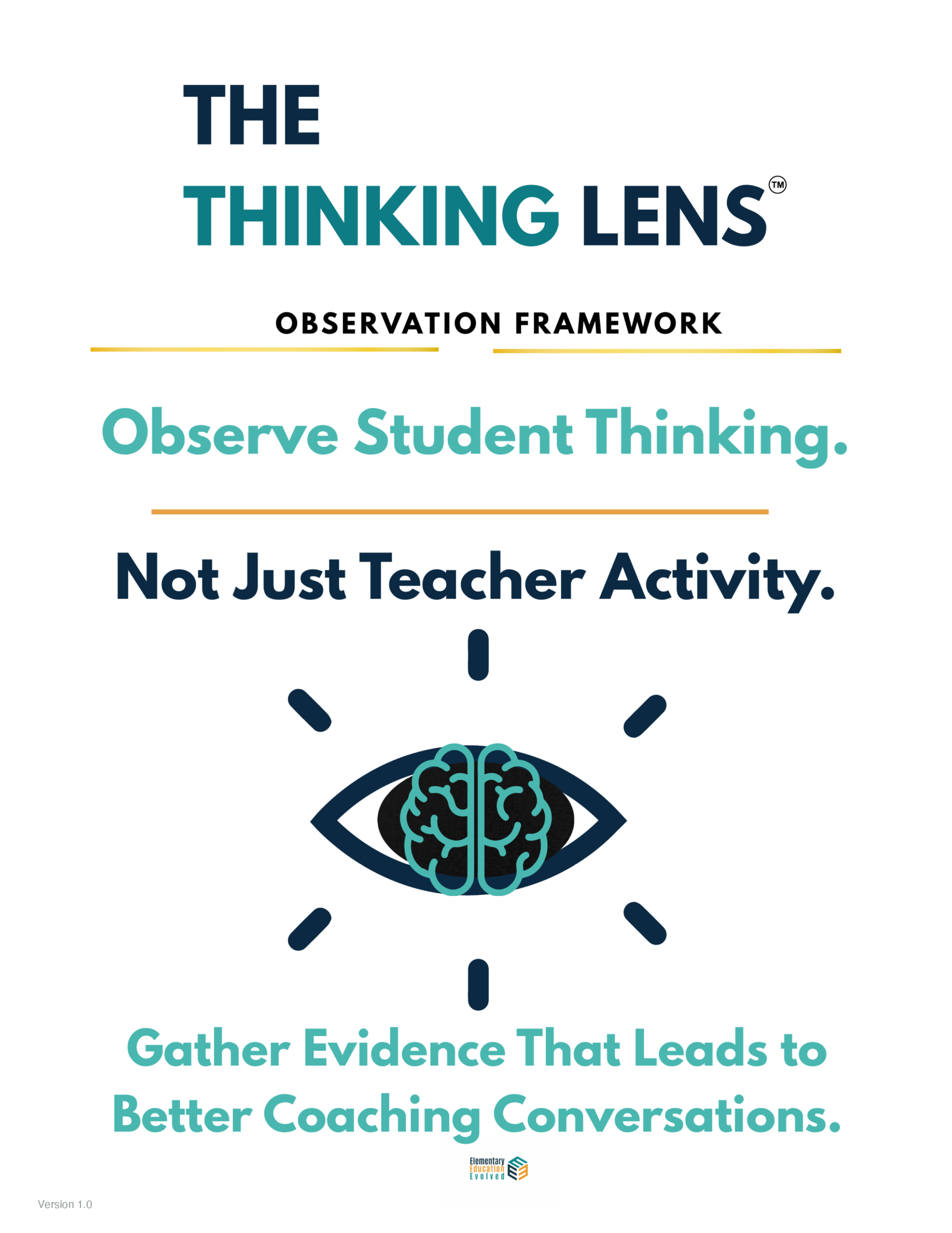 The Thinking Lens Cover
